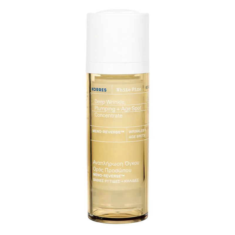 Korres White Pine Deep Wrinkle Concentrate Serum Λευκή Πεύκη Ορός Προσώπου Αναπλήρωσης Όγκου για Ώριμες Επιδερμίδες 30ml