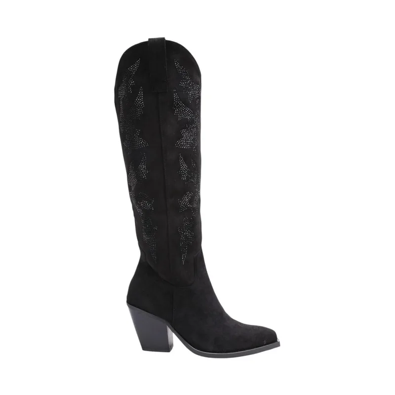 Μπότες με τακούνι La Modeuse 76371_P180850