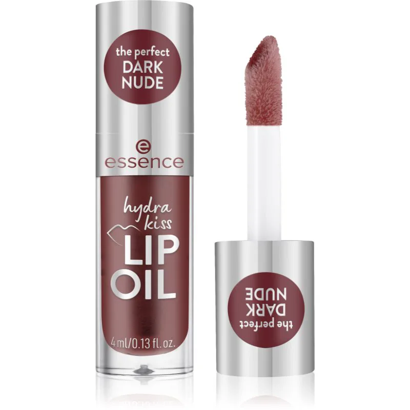 essence Hydra Kiss ενυδατικό λάδι για τα χείλη απόχρωση 08 Mocha Glow 4 ml