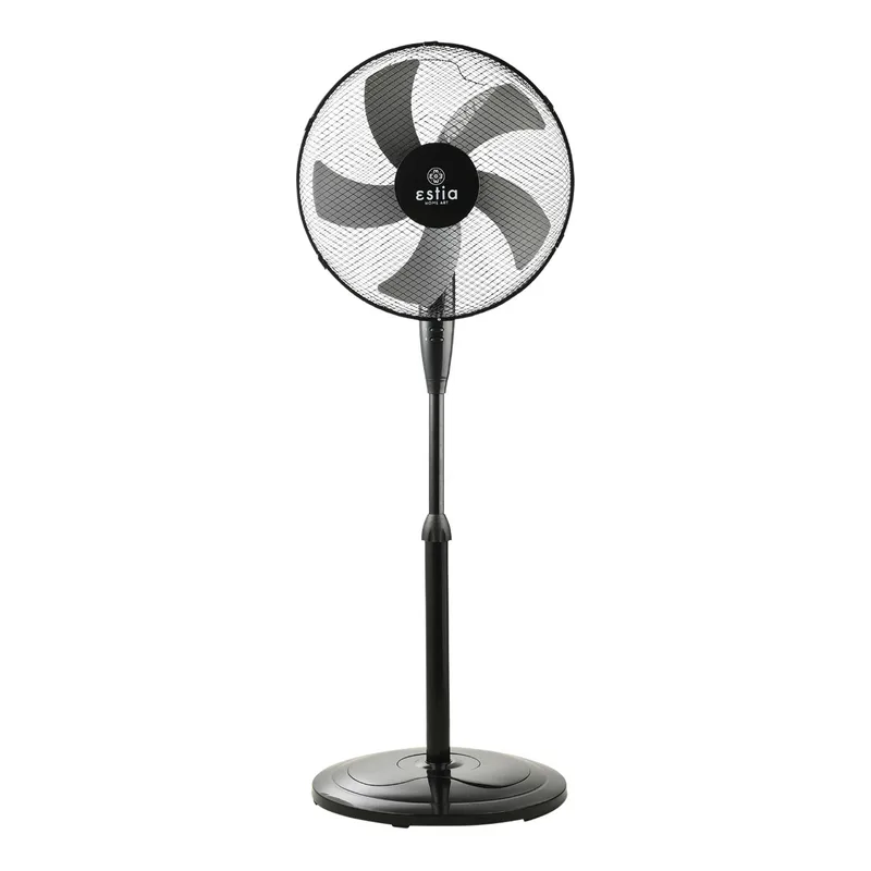 Ανεμιστήρας Δαπέδου Με Ορθοστάτη 50W Estia Aeropulse Black 06-21504