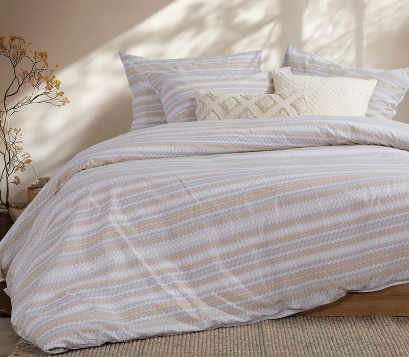 Σετ Σεντόνια Υπέρδιπλα 4 Τεμαχίων Nef-Nef Quantro Grey 240x270