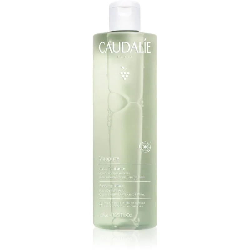 Caudalie Vinopure καθαριστικό τονωτικό για μικτή επιδερμίδα 400 ml