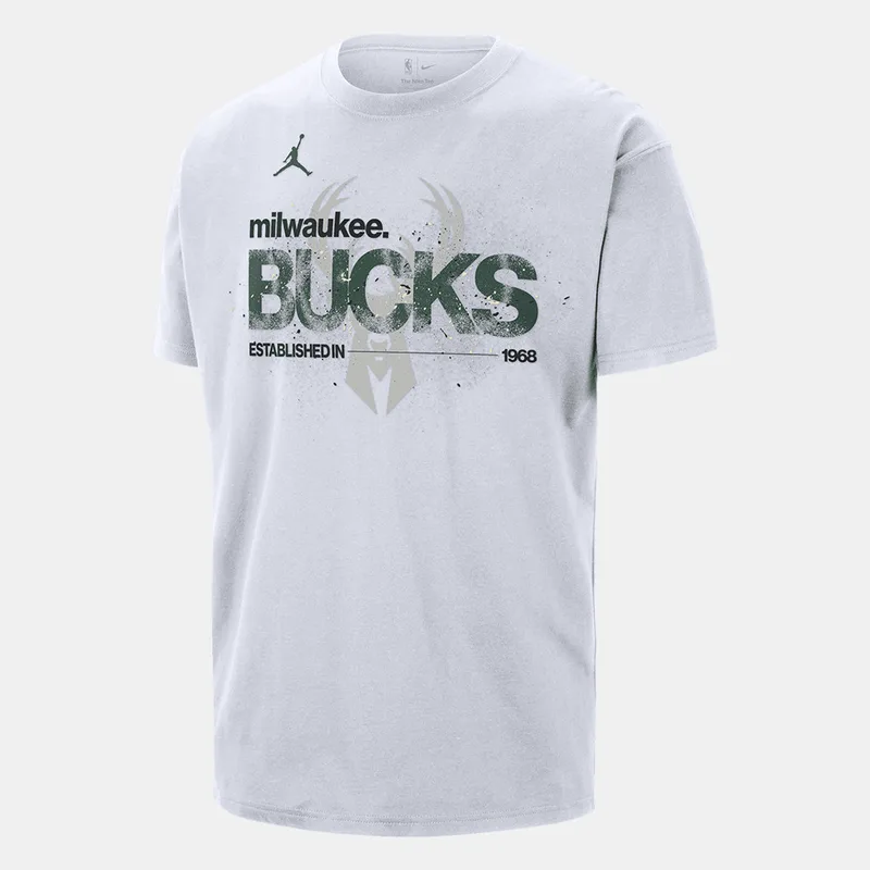 Nike NBA Courtside Milwaukee Bucks Ανδρικό T-Shirt (9000257667_1539)