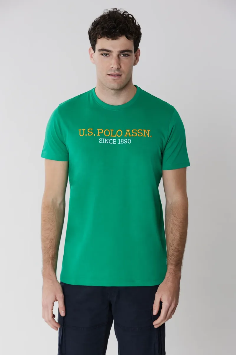 U.S. Polo Assn. Ανδρικό T-shirt Mick 6736049351-140 Πράσινο