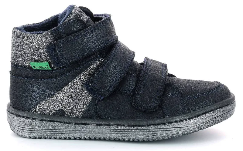 ΜΠΟΤΑΚΙ KICKERS LOHAN 739362 ΣΚΟΥΡΟ ΜΠΛΕ/ΑΣΗΜΙ (EU:23)