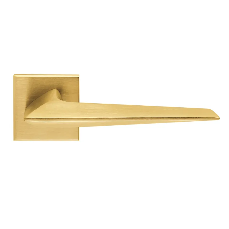 Πόμολα Πόρτας ILAVIO χειρολαβές με ροζέτα 2386 Brass Mat (Τεμάχιο (δεξί εξώπορτας))