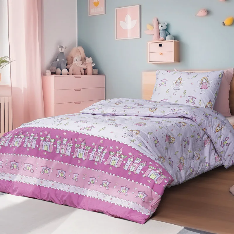 Παπλωματοθήκη Μονή Σετ 160x240 Beauty Home Mirabelle 6233 Lilac 160x240