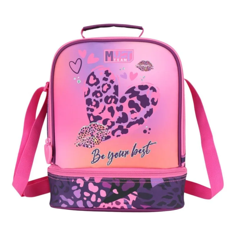 ΤΣΑΝΤΑΚΙ ΦΑΓΗΤΟΥ ΙΣΟΘΕΡΜΙΚΟ MUST TEAM YUMMY HEART PRINT 2 ΘΗΚΕΣ