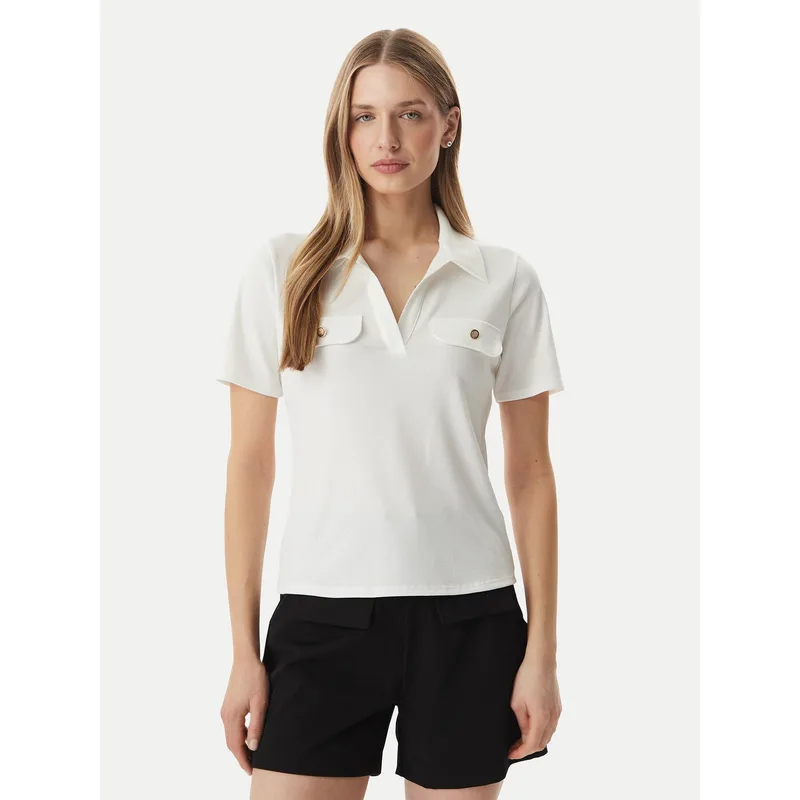 Morgan Polo 251-DROSSO Λευκό Regular Fit