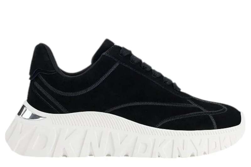 Sneaker DKNY Low Laeoni Platform Suede K4408656-BLK Γυναικείο