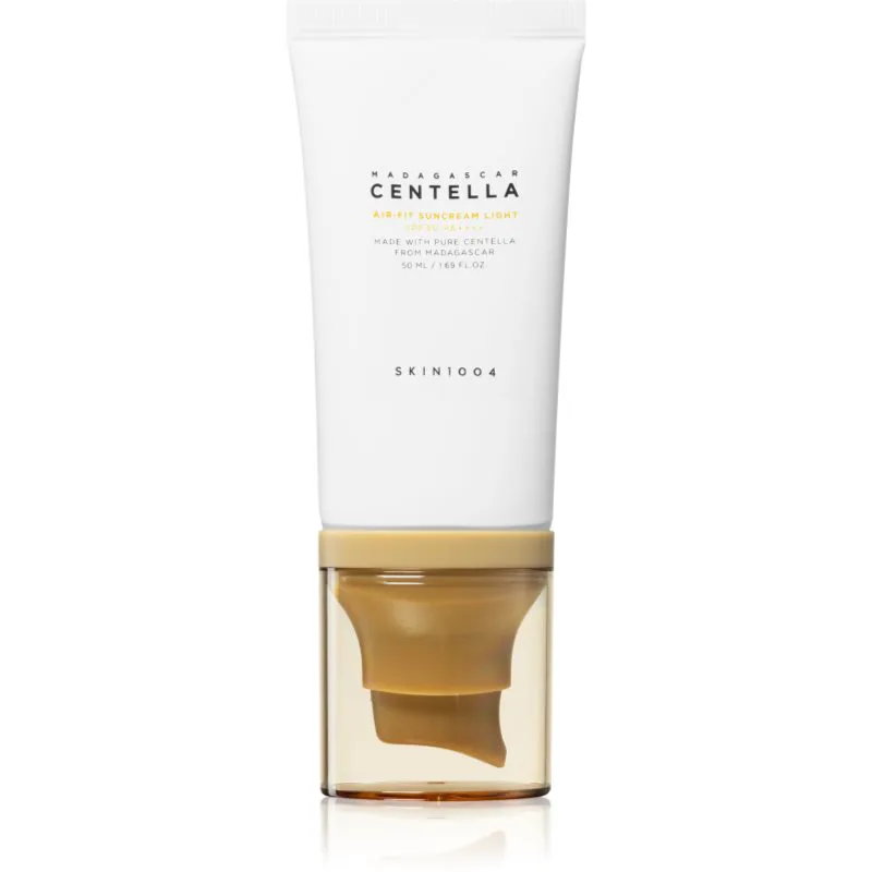 SKIN1004 Madagascar Centella Air-Fit Suncream Light μεταλλικό προστατευτικό υγρό για πρόσωπο SPF 30 50 ml