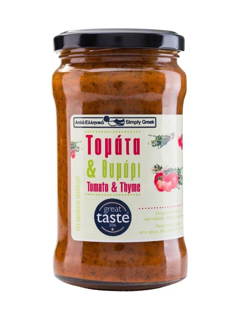 Παραδοσιακή σάλτσα τομάτας & θυμαριού "Simply Greek" 280g>