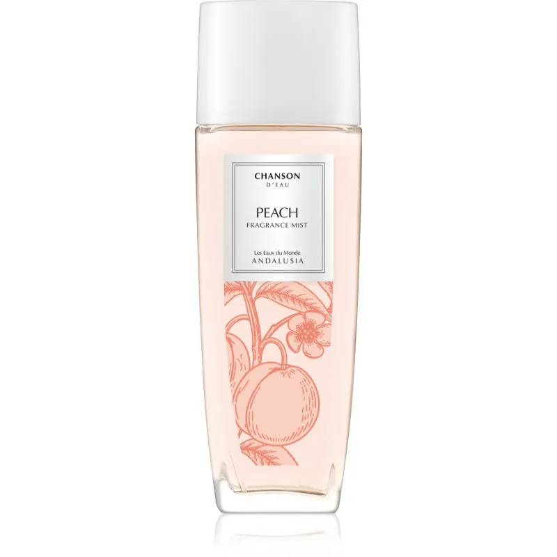 Chanson Chanson d'Eau Les Eaux Du Monde Peach Σπρεϊ σώματος για γυναίκες 75 ml