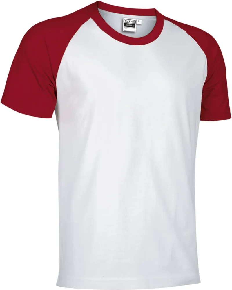 T-Shirt CAIMAN Valento CAVARGCBR_kids White-Lotto Red