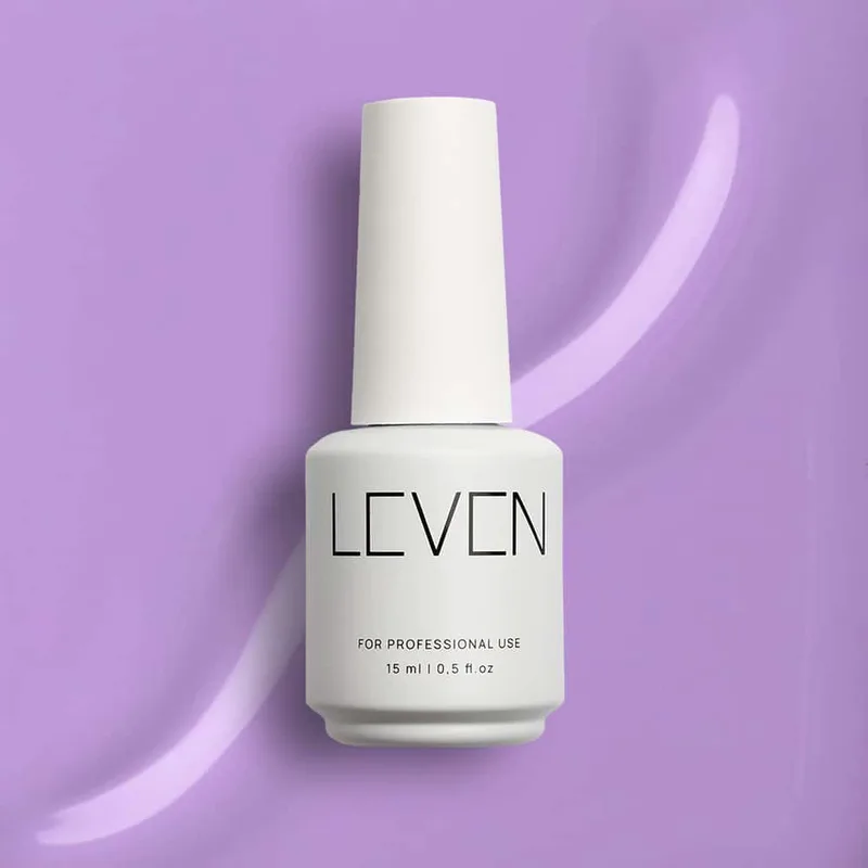 Leven | Ημιμόνιμο βερνίκι 15ml no. 184 Lilac