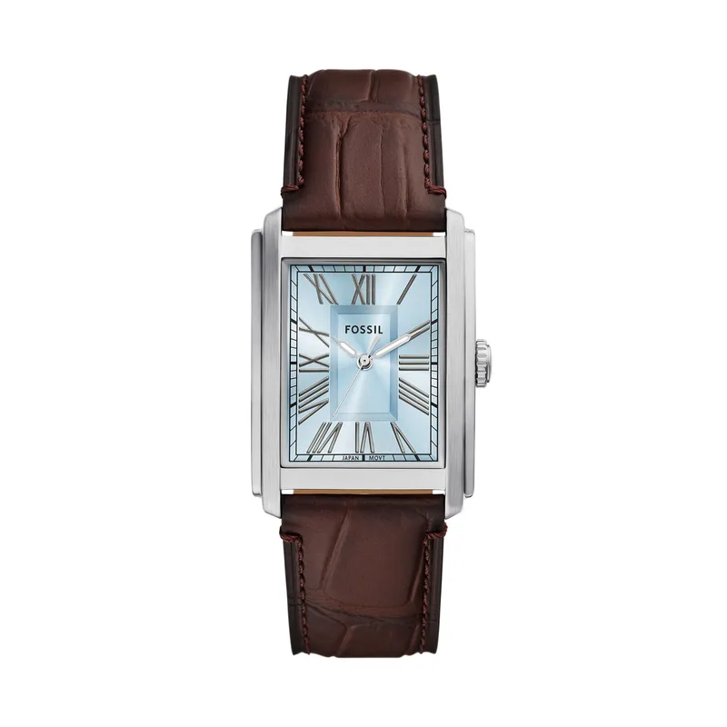 Ρολόι Fossil Carraway FS6110 Καφέ
