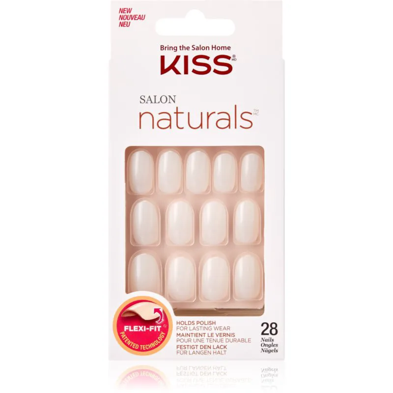 KISS Salon Natural Break Even Ψεύτικα νύχια 28 τμχ