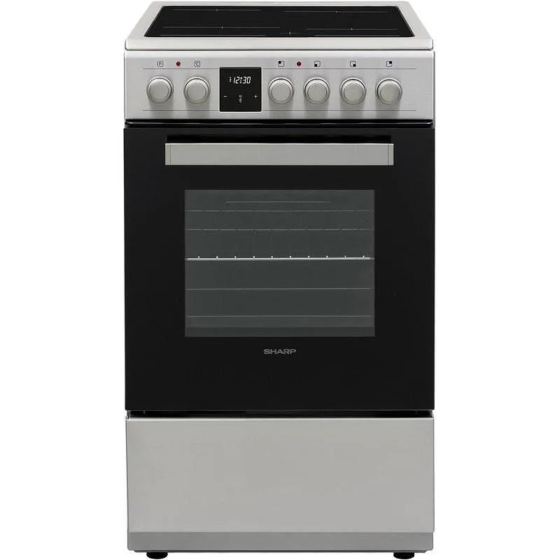 Ηλεκτρική κουζίνα KF-56FVDT22IMK-EU, INOX, Κεραμική,Sharp
