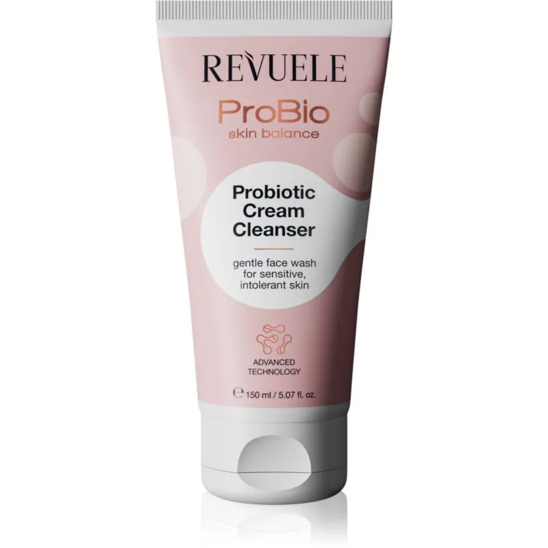 Revuele ProBio Skin Balance Probiotic Cream Cleanser ενυδατική καθαριστική κρέμα για ευαίσθητη και δυσανεκτική επιδερμίδα 150 ml