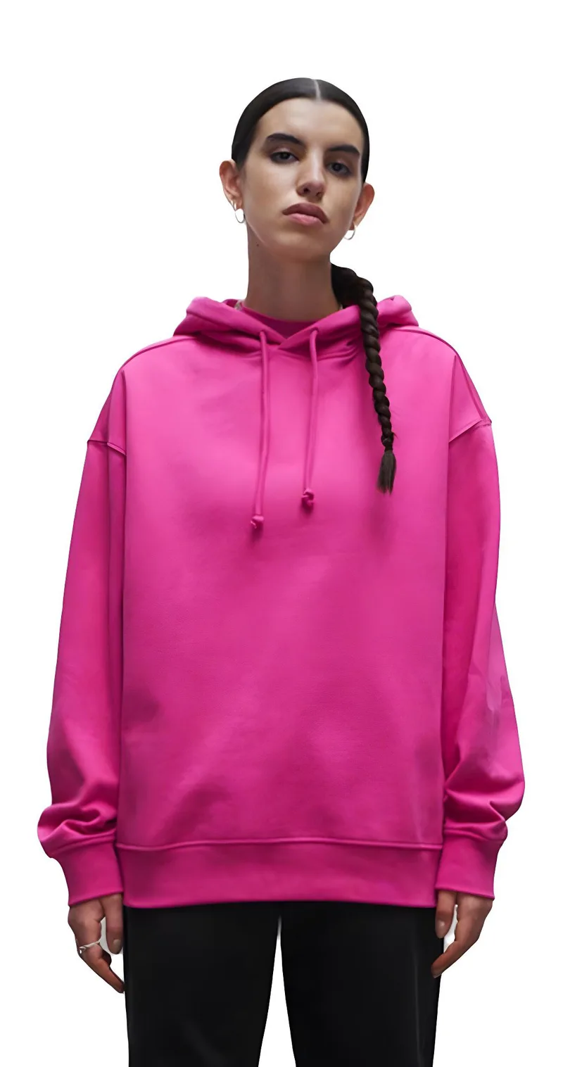 Γυναικείο Oversized Hoodie Φούτερ True Blanks by H&M 1148740 Hyper Ροζ