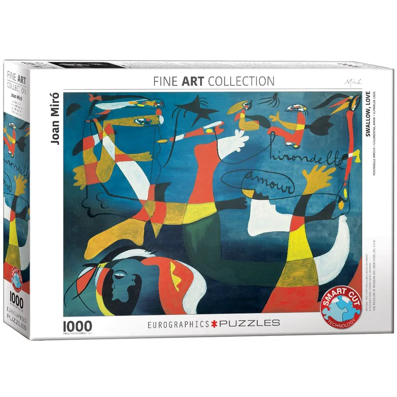 Puzzle 1000τμχ Swallow Love by Joan Miro