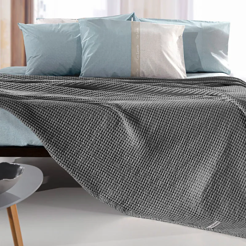 Κουβέρτα Πικέ Μονή 160X240 Guy Laroche Eternity Anthracite (160x240)