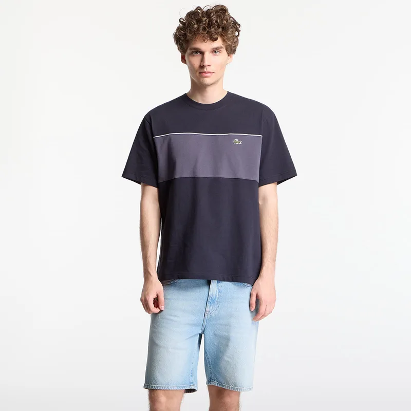 T-shirt LACOSTE Tee-Shirt Blackbird/ Graphite 5