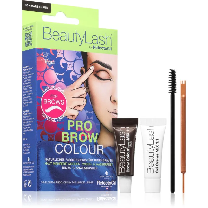 RefectoCil Pro Brow Colour βαφή για τα φρύδια απόχρωση Blackbrown 1 τμχ