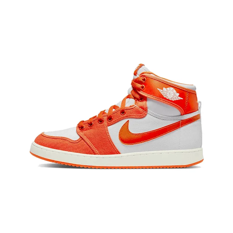Ψηλά Sneakers Nike Baskets ajko 1 orange/blanc