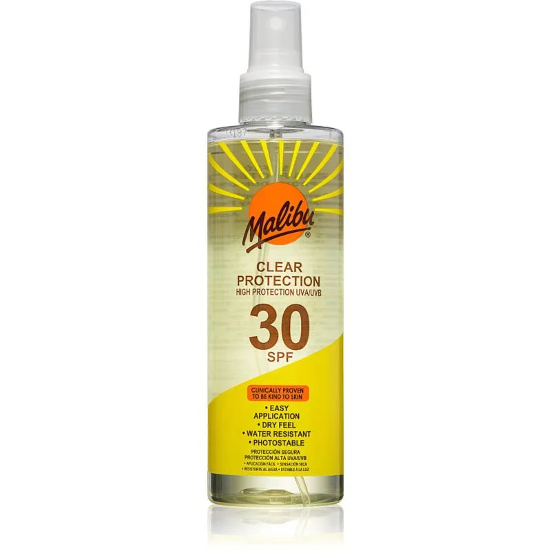 Malibu Clear Protection αντηλιακό σπρέι 250 ml