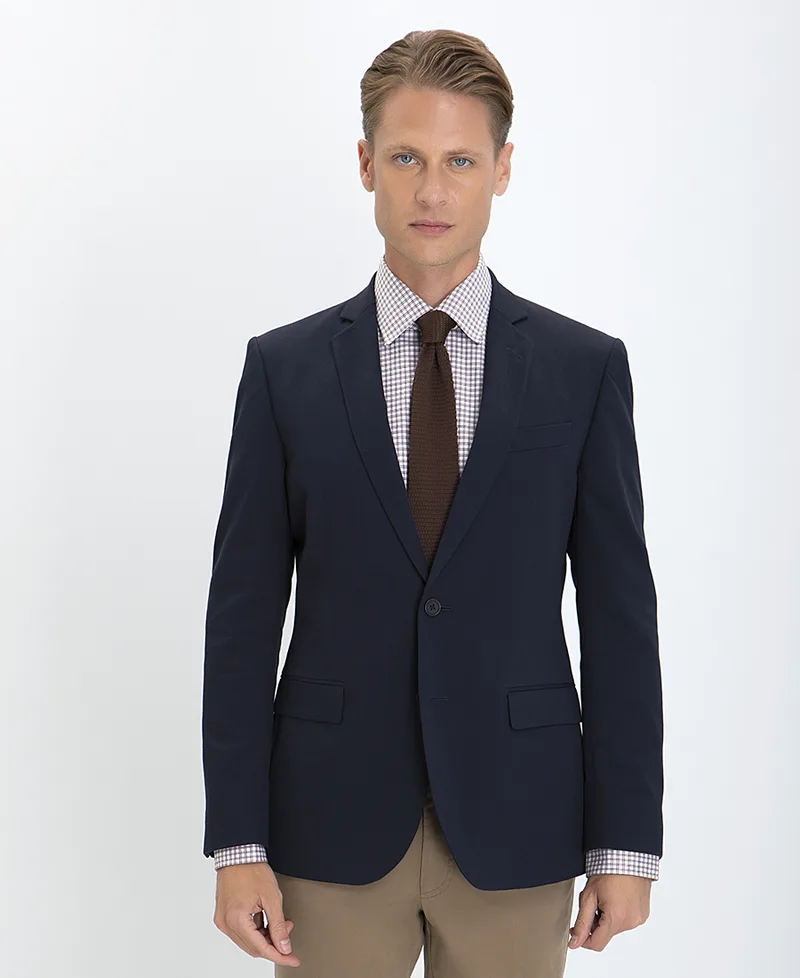 Vardas Σακάκι Slim Fit σε Μπλε