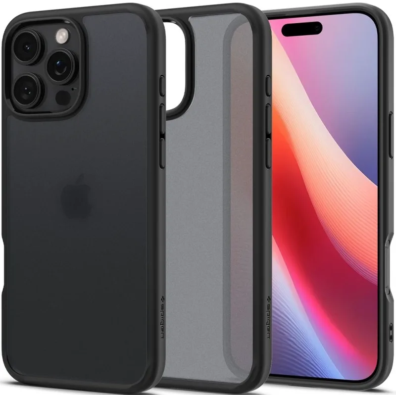 Θήκη Apple iPhone 16 Pro Max - Spigen Ultra Hybrid Σκληρή - Frost Black (ACS07995)