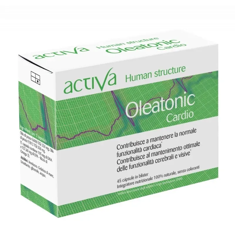 Activa Human Structure Oleatonic Cardio 45 Capsules