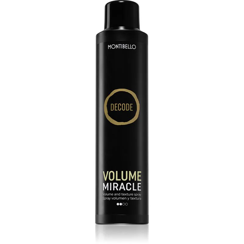 Montibello Decode Volume Miracle Spray σπρέι για όγκο για πιστολάκι και τελικό φιξάρισμα των μαλλιών 250 ml