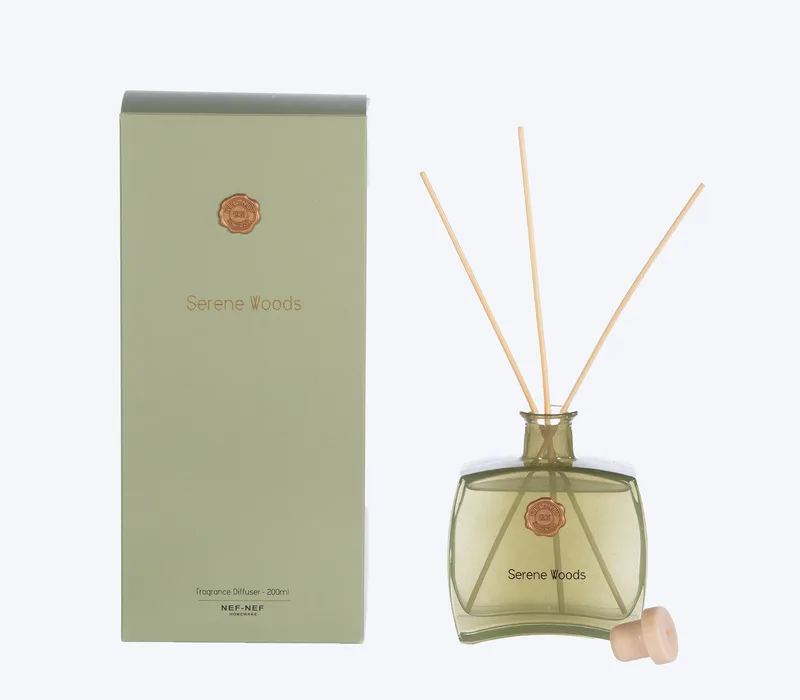 Αρωματικό Χώρου Με Στικς Nef-Nef Serene Wood Green 200ml