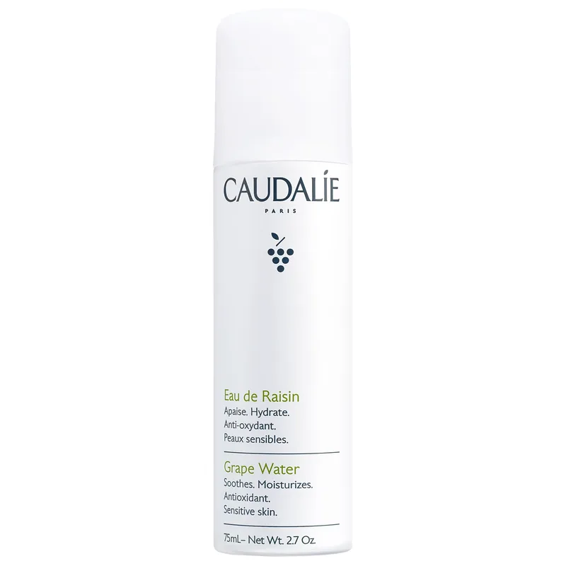Caudalie Grape Water Spray Καταπραϋντικό Νερό σε Σπρέι για Ενυδάτωση & Αναζωογόνηση, Κατάλληλο για Ευαίσθητες Επιδερμίδες 75ml Travel Size
