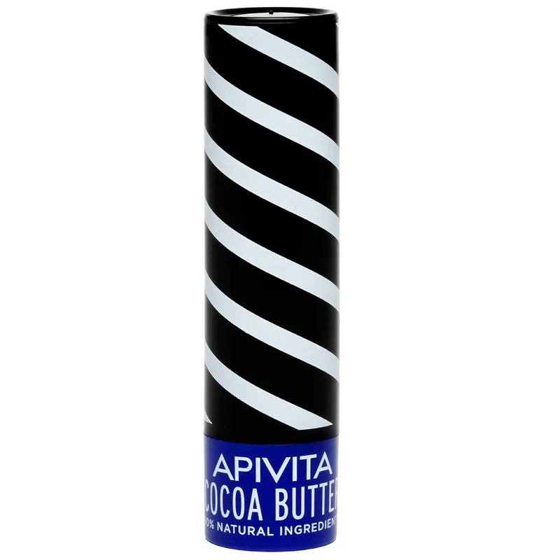 Apivita Lip Care Spf20 Lip Balm Ενυδατικό Προστατευτικό Lip Balm Χειλιών Μεσαίας Προστασίας 4.4g - Cocoa Butter