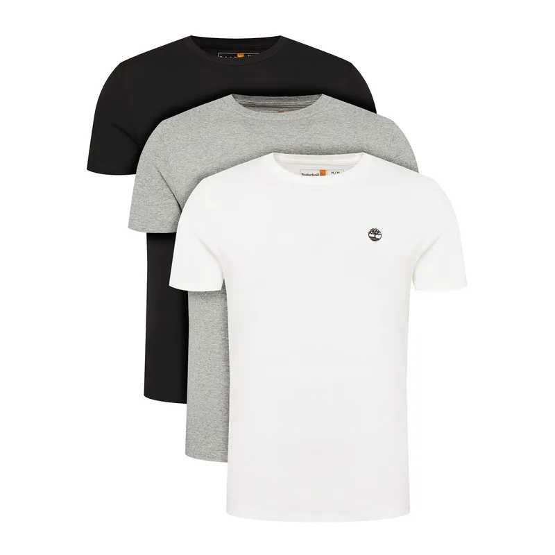 Timberland Σετ t-shirts TB0A6GH1 Έγχρωμο Slim Fit