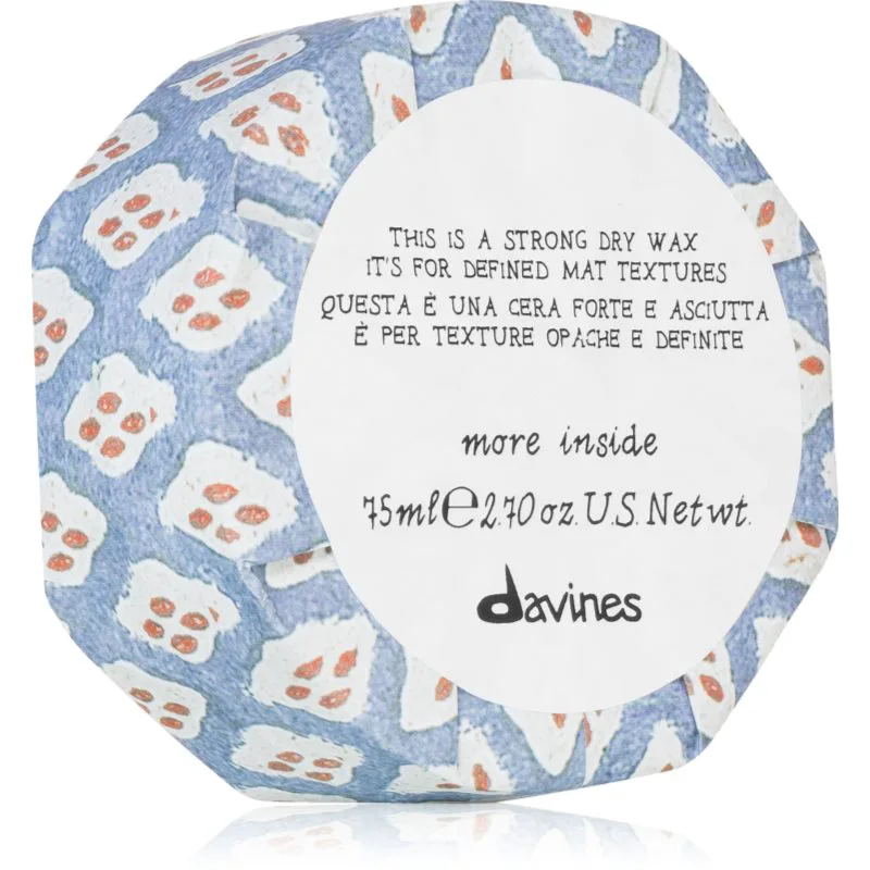 Davines More Inside Strong Dry Wax κερί για τα μαλλιά 75 ml