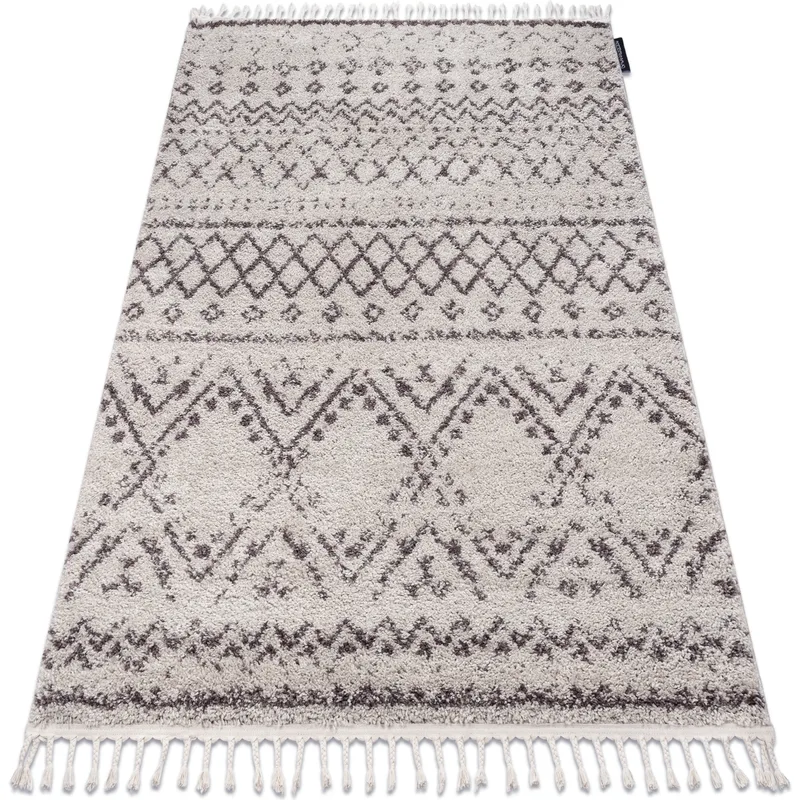 Χαλιά Rugsx Χαλί BERBER RABAT G0526 κρέμα / καφέ 180x270 cm
