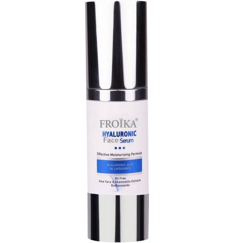 Froika Hyaluronic Face Serum Ενυδατικός Ορός Προσώπου Υαλουρονικού Οξέως για Αφυδατωμένες Κουρασμένες Επιδερμίδες -Oil Free 30ml