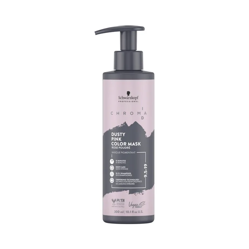 Schwarzkopf Professional ChromaID Dusty Ροζ 9.5-19 Color Mask (300ml)