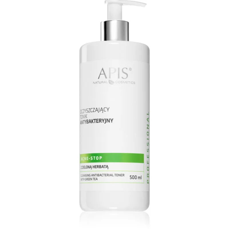 Apis Natural Cosmetics Acne-Stop Home TerApis καταπραϋντικό καθαριστικό τονωτικό για λιπαρή και προβληματική επιδερμίδα 500 ml