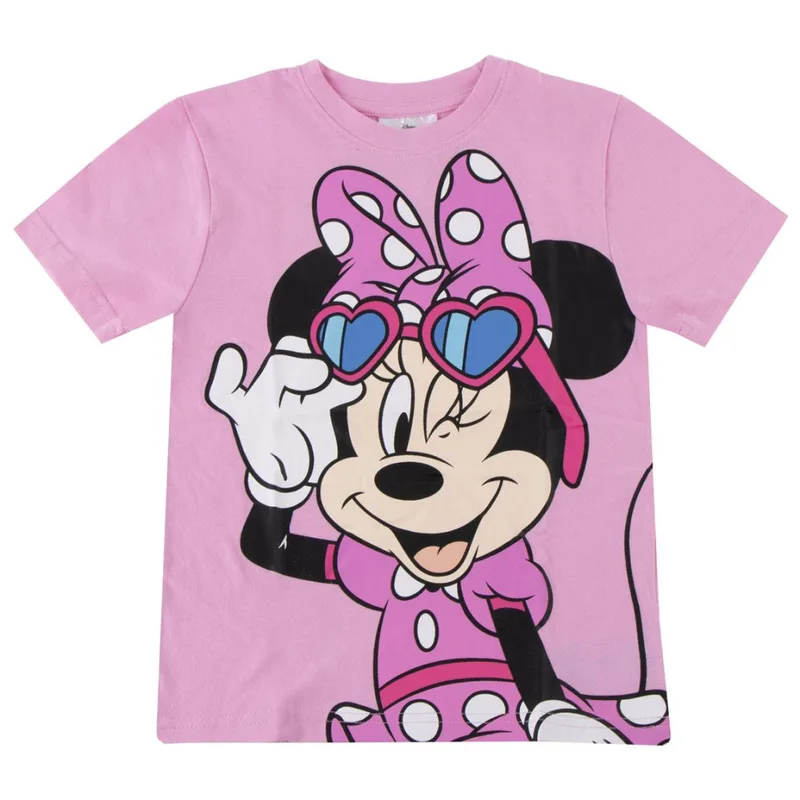 Disney Minnie Wink Παιδικό Κοντομάνικο Μπλουζάκι Ροζ Ροζ