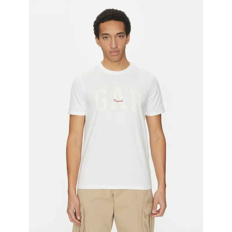 Gap T-Shirt 542246-01 Λευκό Regular Fit