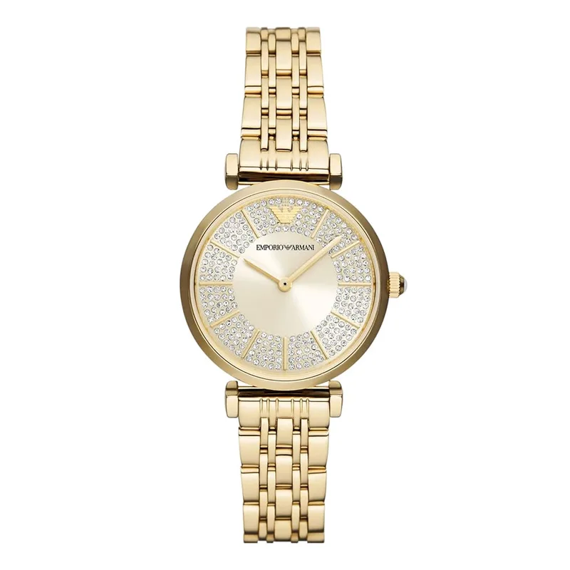 EMPORIO ARMANI Gianni T-Bar Χρυσό Stainless Steel Bracelet AR11608