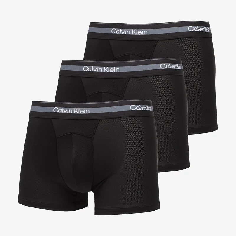 Μποξερ Calvin Klein Trunk 3-Pack Black L