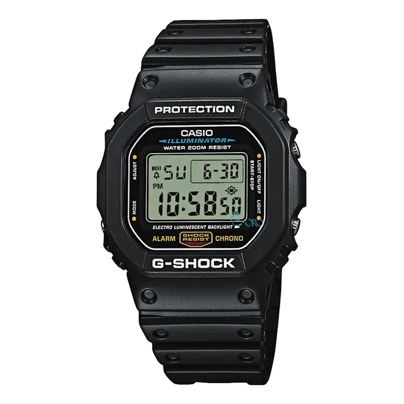 CASIO G-Shock Black Rubber Strap DW-5600UE-1ER