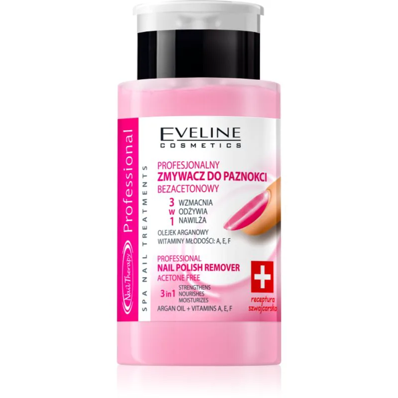 Eveline Cosmetics Professional ασετόν για τα νύχια χωρίς ασετόνη 190 ml