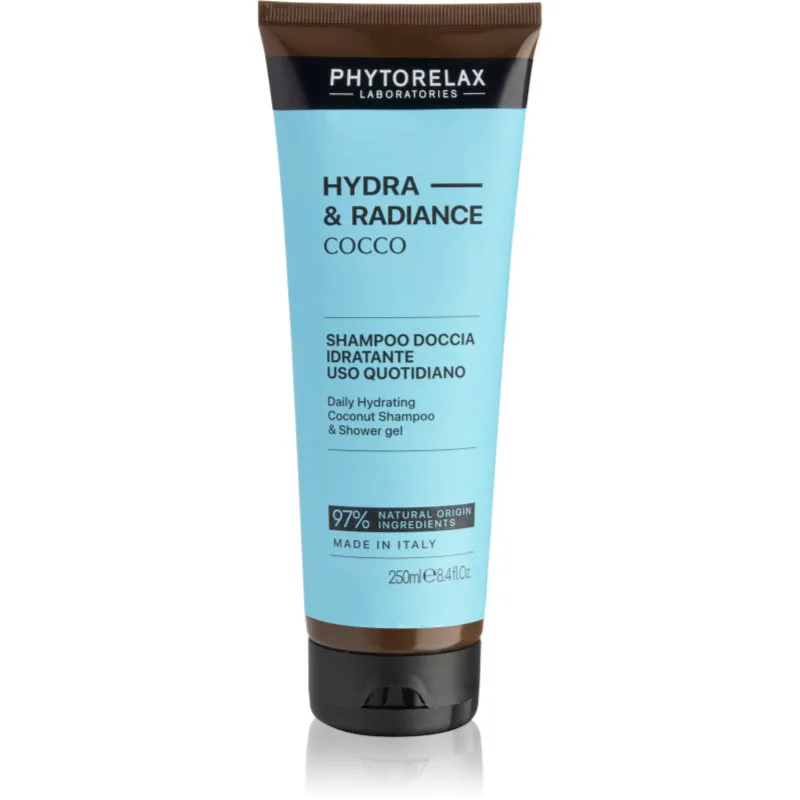 Phytorelax Laboratories Coconut τζελ για ντους και σαμπουάν 2 σε 1 250 ml